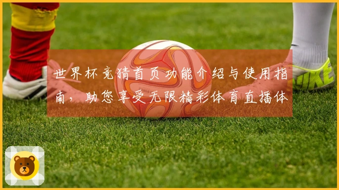 世界杯竞猜首页功能介绍与使用指南，助您享受无限精彩体育直播体验